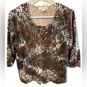 Animal Print Blouse